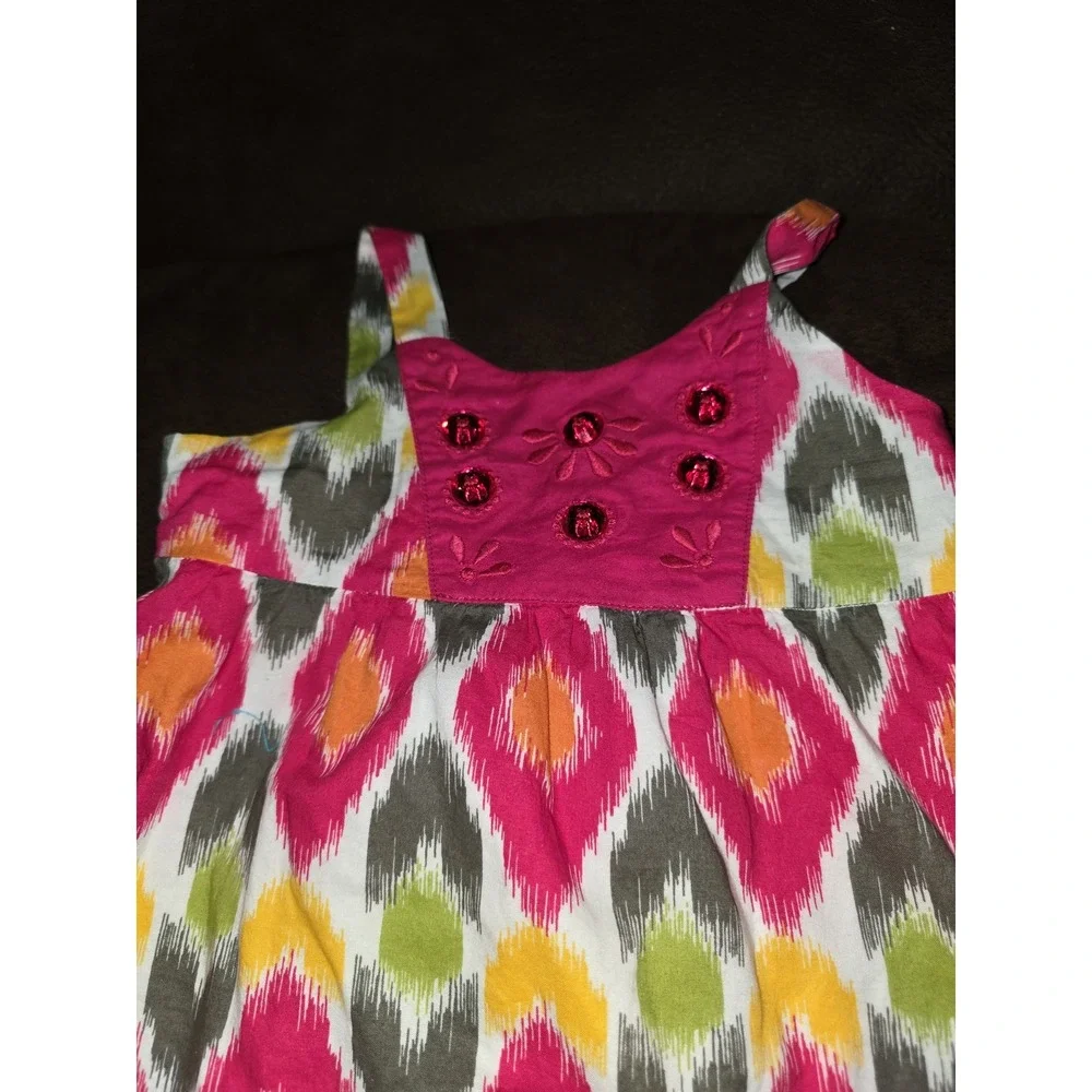 Gymboree batik summer jeweled dress‎ size 2t